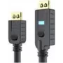 PureLink OneAV PI2010-300 - HDMI-Kabel mit Ethernet - HDMI männlich zu HDMI männlich - 30 m - Dreifachisolierung - Schwarz - rund, aktiv (PI2010-300)