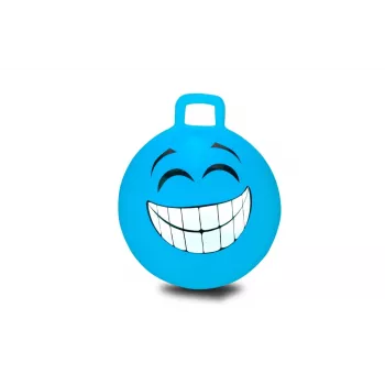 Šokinėjimo kamuolys Jamara Hop Ball Smile mėlynas nuo 1 metų