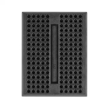 Breadboard DELOCK 18317 – plastikinė bekontaktė prototipų plokštė, 36×46×10 mm, juoda