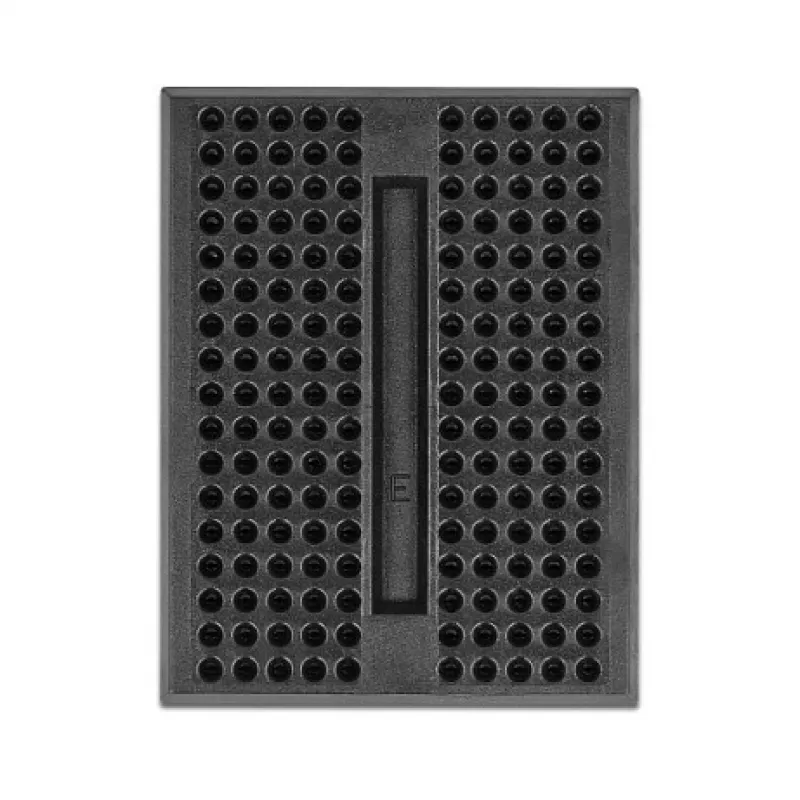 Breadboard DELOCK 18317 – plastikinė bekontaktė prototipų plokštė, 36×46×10 mm, juoda