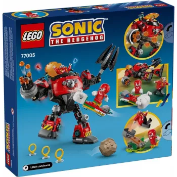 LEGO konstruktorius Sonic the Hedgehog 77005 Knuckles vs Dr Eggman Egg Crusher Mech, 350 dalių, nuo 8 metų