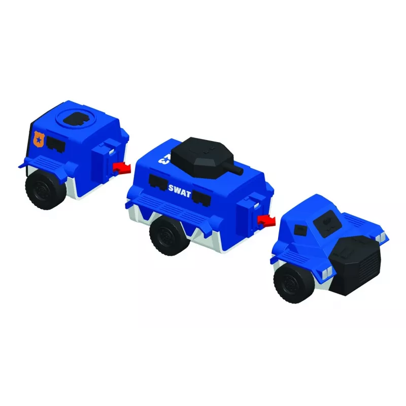 Policijos mašinų rinkinys Popular Playthings Mix or Match Vehicles Police
