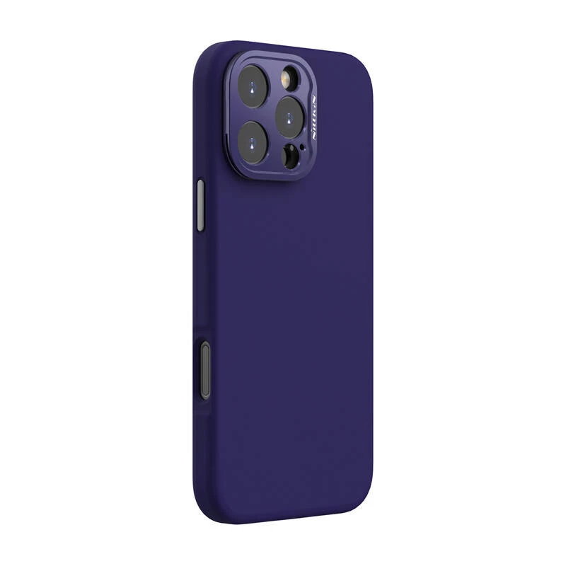 Dėklas Nillkin LensWing Magnetic iPhone 16 Pro Max — violetinis, magnetinis užsegimas, tikslūs išpjovimai
