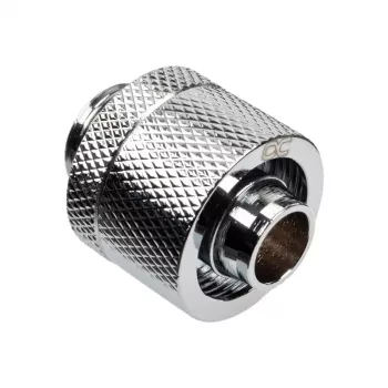Alphacool Eiszapfen jungtis tiesi G1/4 colio AG į 16/10mm – chromuotas sidabras