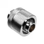 Alphacool Eiszapfen jungtis tiesi G1/4 colio AG į 16/10mm – chromuotas sidabras