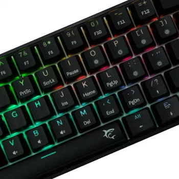 Mechaninė klaviatūra White Shark Shinobi-2 Black US išdėstymas su Brown jungikliais