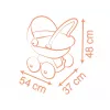 Vežimėlis lėlėms Smoby Baby Nurse Pram