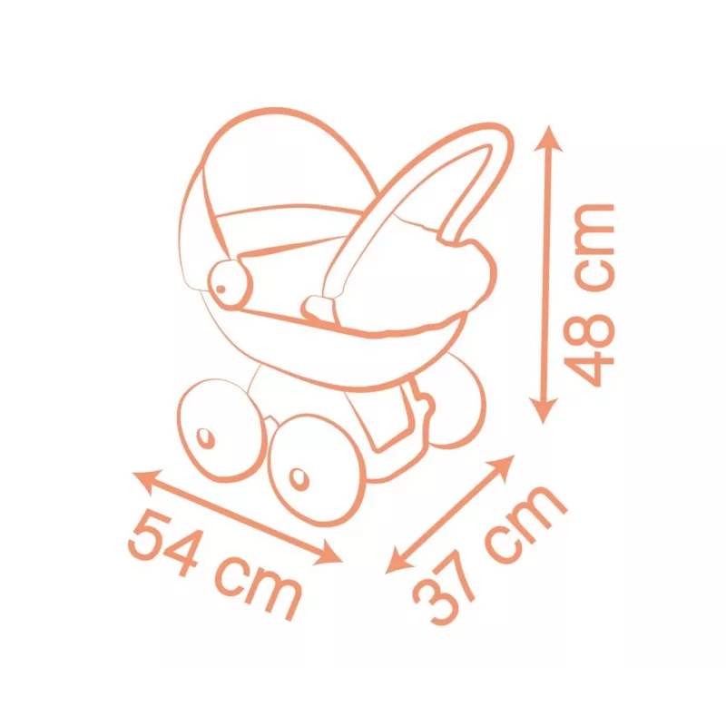 Vežimėlis lėlėms Smoby Baby Nurse Pram
