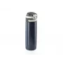 Kelioninis puodelis Leifheit 03275 600 ml nerūdijantis plienas, dvigubos sienelės, sandarus, atverčiamas dangtelis, rankena, juoda/mėlyna