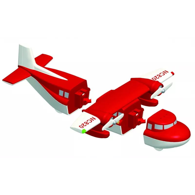 Konstrukcinis rinkinys Popular Playthings Mix or Match Vehicles Fire and Rescue