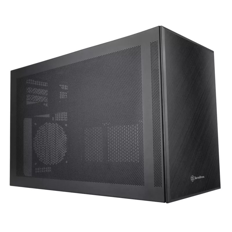 Korpusas SilverStone SST-SG17B Micro-ATX / Mini ITX - juodas