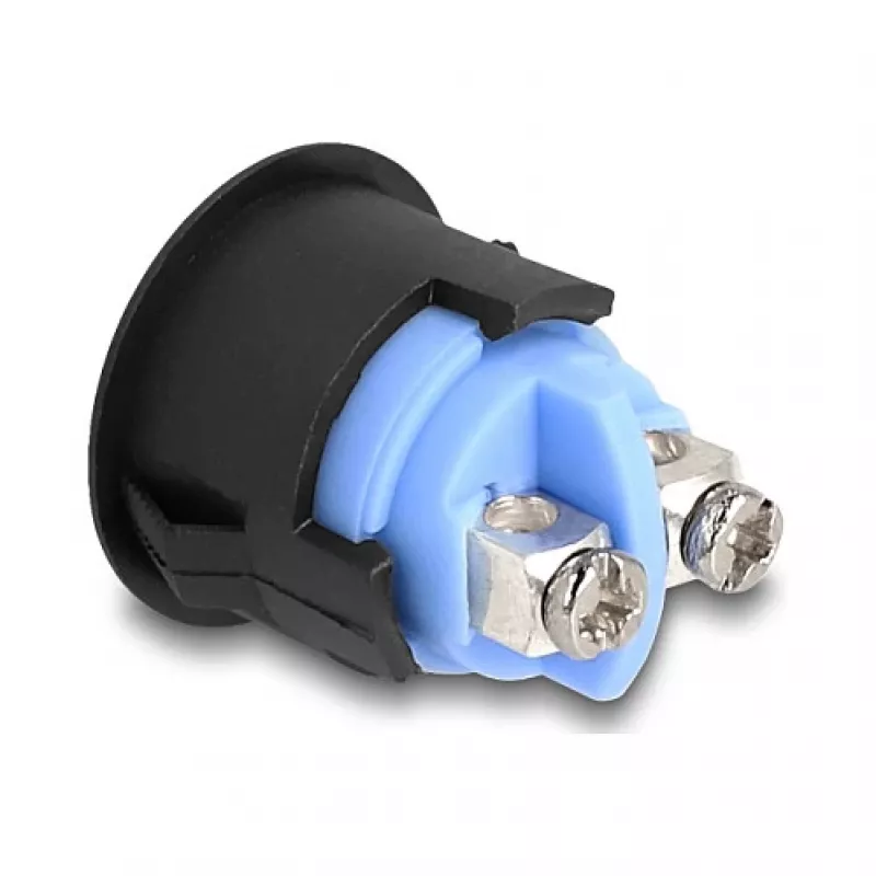 MECHANINIS MYGTUKAS DELOCK 22045 16 mm, plastikinis korpusas, 2x varžtiniai gnybtai