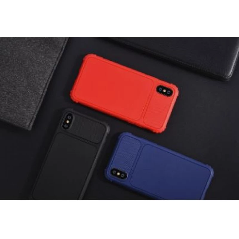 Apsauginis dėklas Devia Shark1 iPhone XS Max (6,5 inch) – raudonas