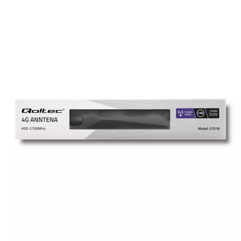 Qoltec 57018 4G LTE kryptinė antena | 7dBi | Vidinė