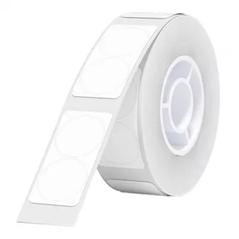 Etikečių rulonas NIIMBOT 008-7002108 terminiams spausdintuvams, 14 x 28 mm, 220 baltų etikečių