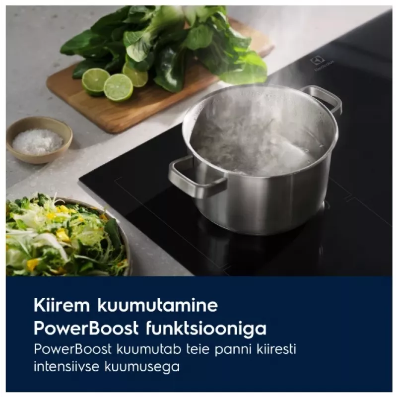 Indukcinė kaitlentė Electrolux EIS62453IT 60 cm, juoda matinė, 4 kaitvietės