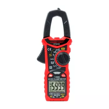 Skaitmeninis srovės spaustukas Habotest HT206D – True RMS, NCV, nešiojamas srovės/įtampos testeris