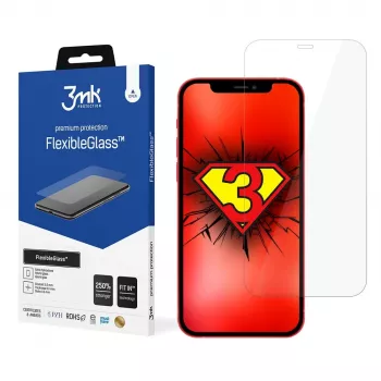 3MK FlexibleGlass apsauginis stiklas iPhone 12/12 Pro