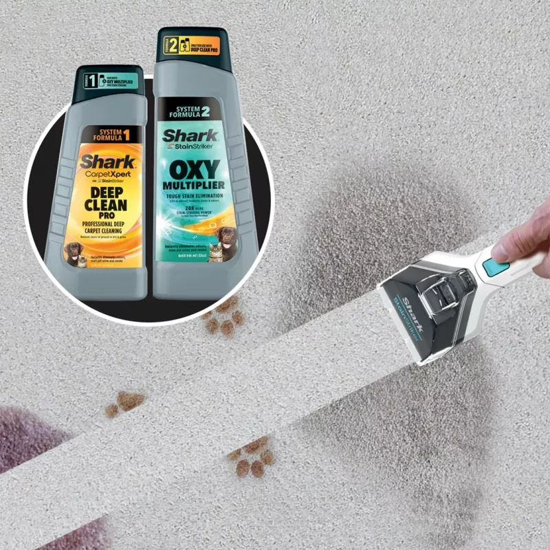 Sharkclean PX200EUT nešiojamas kilimų valymo aparatas, gilus / tarpinis, baltas