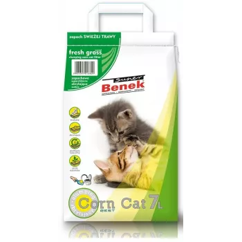 Certech Super Benek Corn Cat Fresh Grass - kukurūzų kraikas besigulstantis 7 l