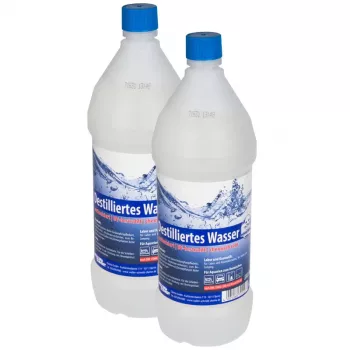 Distiliuotas vanduo (DIN 13060, DIN 43530 ir EN 285) - 2x 1 L