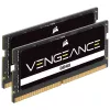 Corsair Vengeance SO-DIMM 64 GB DDR5-4800 (2x 32 GB) Dual-Kit, juodos spalvos, CMSX64GX5M2A4800C40
