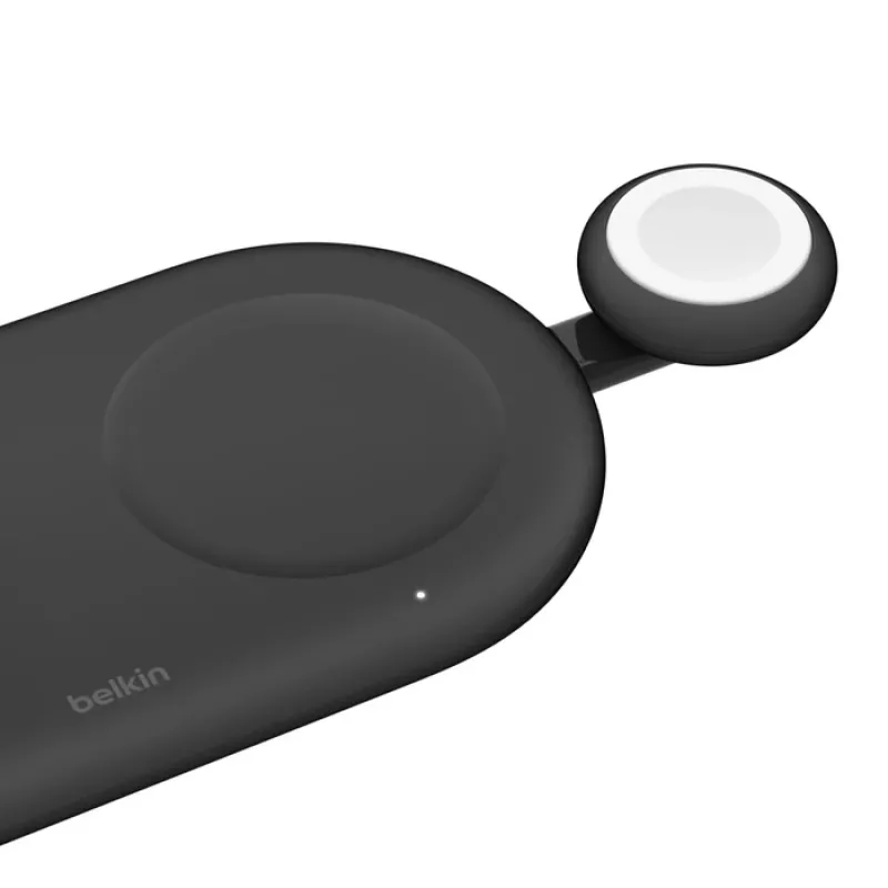 Belkin BoostCharge nešiojama USB-C Apple Watch įkrovimo pagalvėlė, juoda (WIZ022glBK-B1)