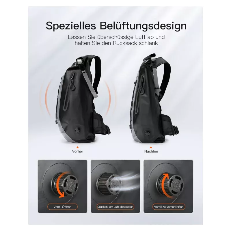 inateck kuprinė nešiojamam kompiuteriui BP06003 pilka/juoda 25-30L