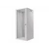 Lanberg sieninis montavimo stovo spintos korpusas 19'' 27U 600x600 mm pilkas (stiklinės durys)