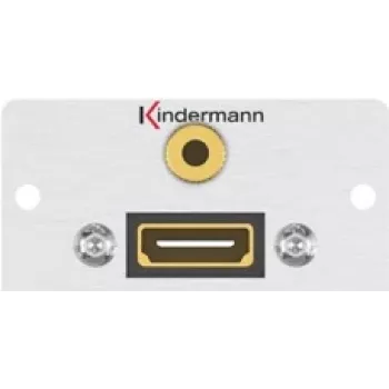 Kištukinis lizdas HDMI + 3,5 mm Kindermann 7444000589