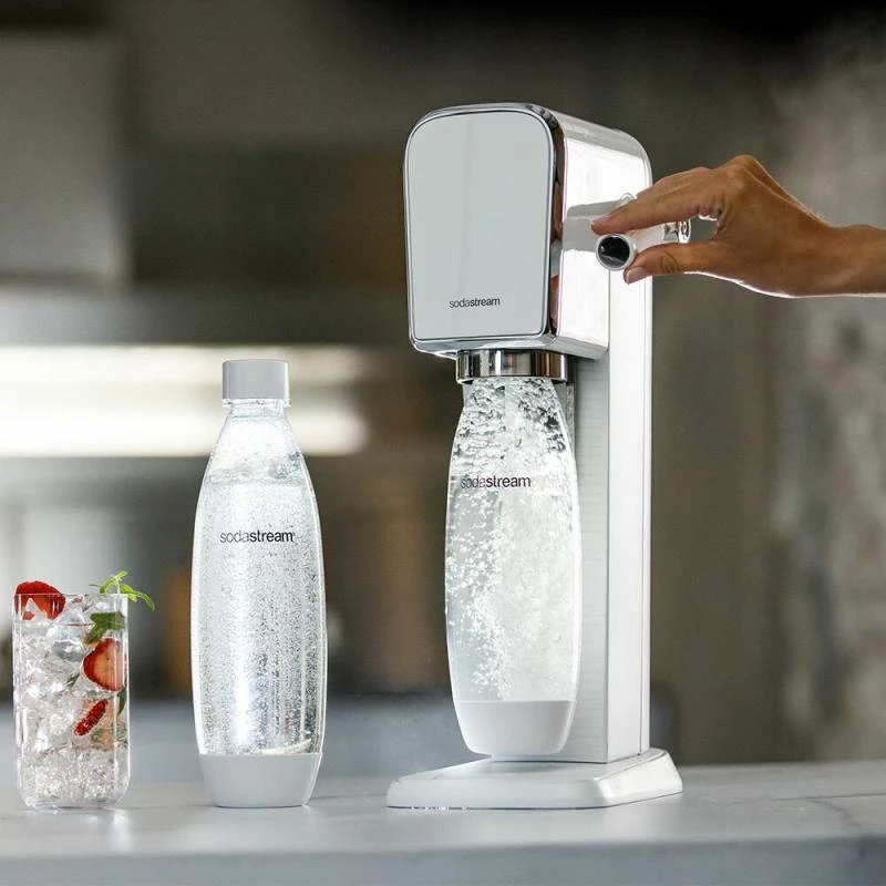 SodaStream Art gazuotas vandens aparatas baltas QC su 1L PET buteliu (1013511310)