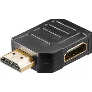 Goobay HDMI™ kampinis adapteris 270° horizontaliai, 8K @ 60 Hz, auksuotas (65750)