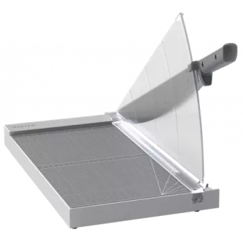 Leitz Precision Home Office popieriaus pjaustytuvas A3, 10 lapų, rankinis spaustuvas, nerūdijantis plienas, A3, 80 g/m², plienas