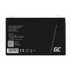 Įkraunama sandarioji švino-rūgšties baterija Green Cell AGM12 6 V 7000 mAh juoda