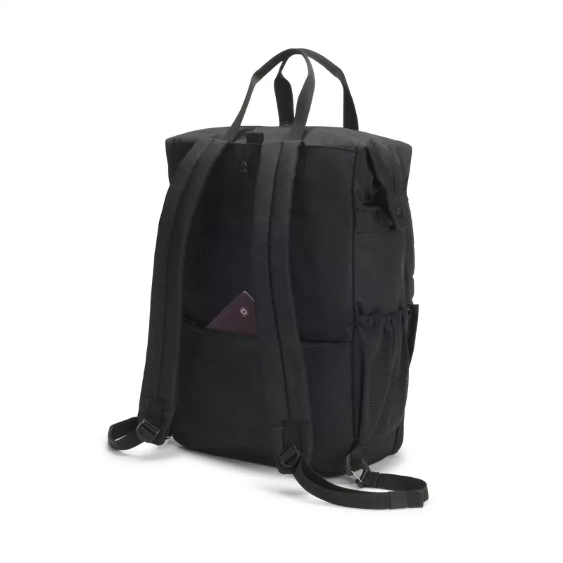 Kuprinė DICOTA Dual GO 39,6 cm (15,6 colio) juoda su nešimo rankena ir petnešomis