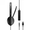 EPOS ADAPT 135 USB II ausinės su laidu, lankeliu, USB-A, juodos, biurui / skambučių centrui