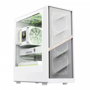 Gamemax AERIS 330 MW Mini Tower korpusas baltas