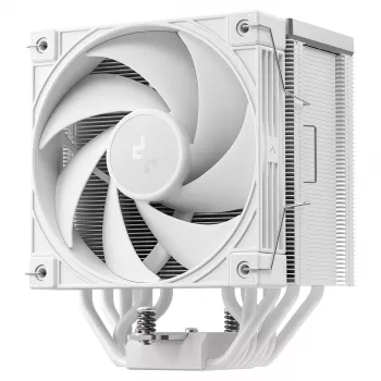Oro aušintuvas DeepCool AK700 Digital WH, 120 mm ventiliatorius, palaiko AM5/AM4/LGA 1700/1200/1155/1151/1150, baltas