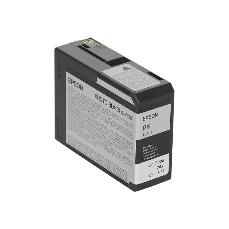 Epson Singlepack Photo Black T580100, fotodažai juodi, dažais pagrįsti, 80 ml, 1 vnt.
