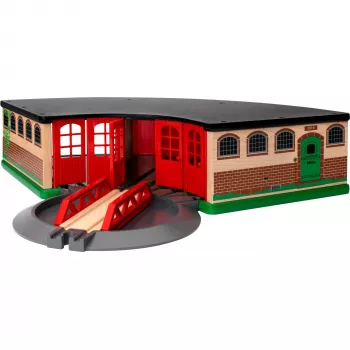 BRIO RAILWAY Pasaulinė didžioji lokomotyvų depas 33736