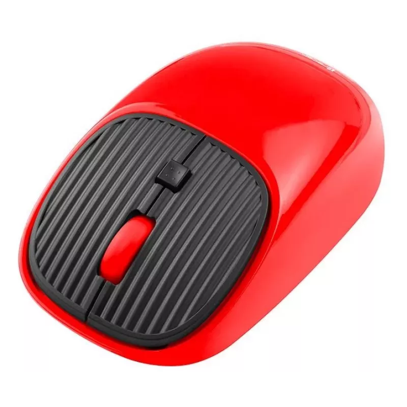 Belaidė RF 2,4 GHz pelė Tracer WAVE Office Ambidextrous, raudona