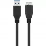 USB A į Micro-USB B laidas GOOBAY 95026 — 1,8 m, vyriškas-į-vyrišką, juodas
