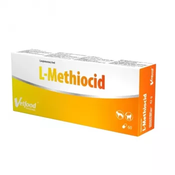 VETFOOD L-Methiocid papildas šunims ir katėms - 60 vnt.