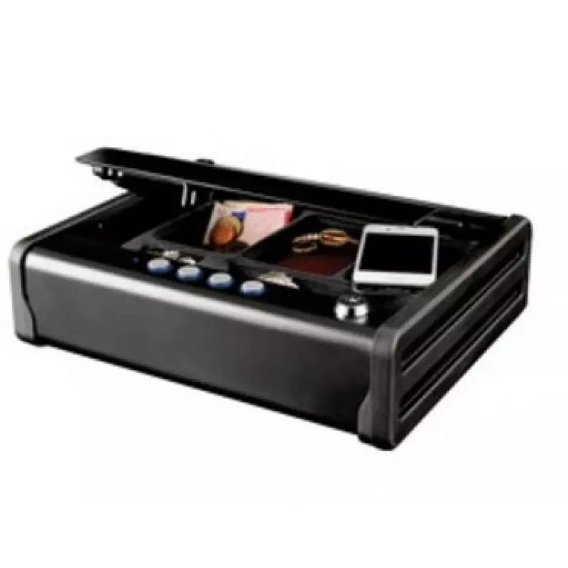 MASTER LOCK MLD08E seifas juodas nerūdijantis plienas
