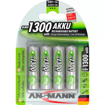 Įkraunama baterija Ansmann AA (NiMH, 1,2 V, 4 vnt.)