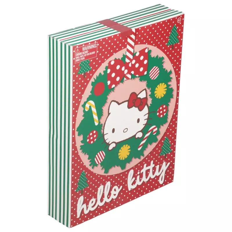 Kalendorius adventinis Paladone Hello Kitty Kanceliarinių prekių rinkinys 24 dienoms su kasdienėmis staigmenomis