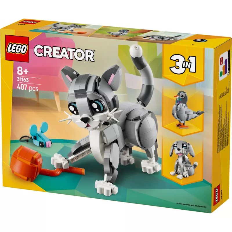 LEGO CREATOR 3 IN 1 31163 Žaisminga katė