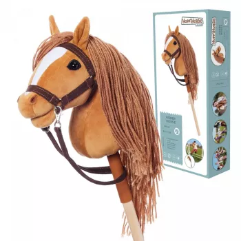 Arklys ant pagaliuko HOPPIHORSE Hobby Horse A4 Chestnut