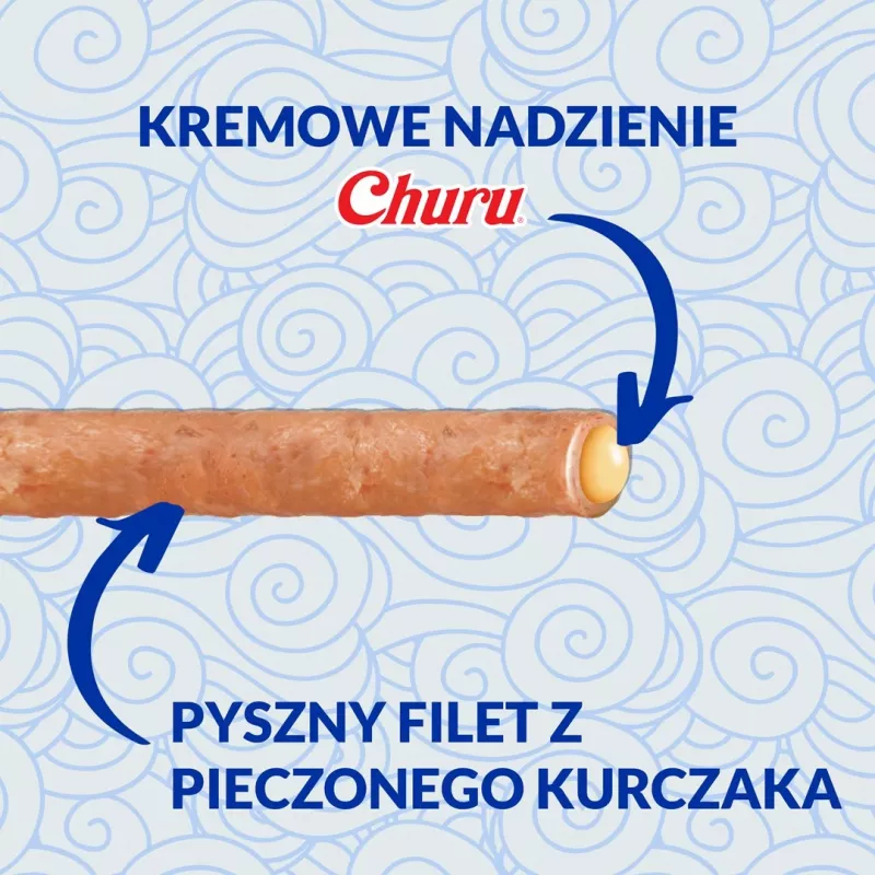 INABA Churu Rolls Vištienos receptas su tuno ir jūros šukutės receptu - skanėstai katėms - 4x10 g
