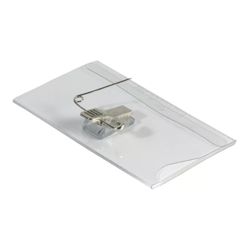 Durable PVC kombinuotas segtuvas su spaustuku vardinei kortelei Durable 8101-19
